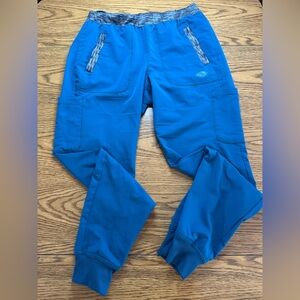 Dickies Women’s Cuffed Blue Joggers, Scrub Pants, Size S